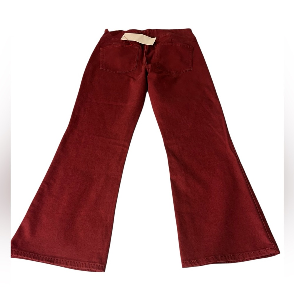 We the Free Sweet KISS Wine Board Crop Boot Flared Pants 🆕